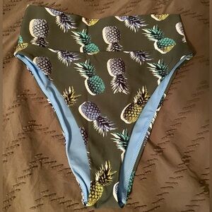 aerie pineapple bikini bottom!
